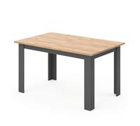Table de salle à manger Karlos, 140x90cm, Chêne de force doré, Vicco 36816