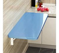 Table de salle à manger murale à feuilles tombantes - Bureau pliable peu encombrant pour la maison, le bureau et la cuisine, 90 x 50 cm, design moderne, installation facile, élégante et fonctionnelle