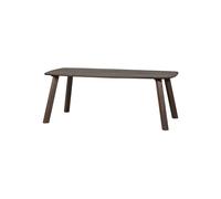 Table de salle à manger ovale danoise 180x100 cm chêne Mystic Brown Tablo