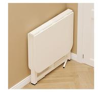 Table de salle à manger pliable pour petits, table console portable sur roulettes, table de cuisine extensible, bureau pliable avec feuilles tombantes et fourrure peu encombrante