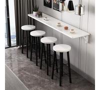 Table de salle à manger pliante murale - Bureau suspendu peu encombrant pour cuisine et bar à domicile - Table murale fonctionnelle pour petits espaces, idéale pour un salon compact
