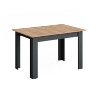 Vicco Table de Salle à Manger Repose Anthracite/Chêne doré 120-160x80 cm | extensible, pour une utilisation flexible comme table à manger ou de travail