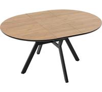 Table de salle à manger ronde Coin repas Meubles de salle à manger Table brune Moderne