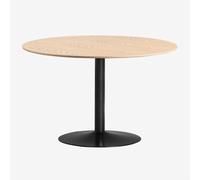 SKLUM Table à Manger Ronde en MDF et métal Yvetta - Ø120 cm