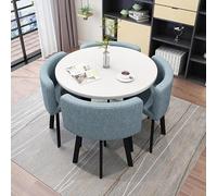 Table de salle à manger ronde pour 4 personnes avec chaises, table et chaises en marbre, table et chaises pour bureau, ensemble table et chaises rondes, table basse et chaises combinées pour balcon