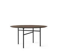 Audo Copenhagen Table ronde Snaregade Chêne teinté noir-foncé. Ø138 cm