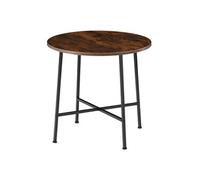 Table de salle à manger style industriel Bois foncé industriel, rustique