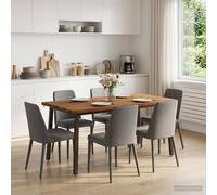 Table de salle à manger / Table de repas Bois d'Acacia Massif vidaXL vidaXL