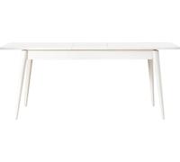 Table de salle à manger Table de salle à manger blanche Bois Extensible Moderne