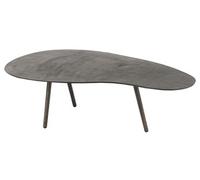 Table de salon goutte aluminium noir Largia l 120 cm Noir G