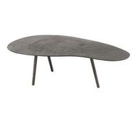 Table de salon goutte aluminium noir Largia l 120 cm Noir G