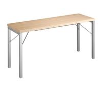 Table de séminaire chêne clair Confort pliante L 150 cm