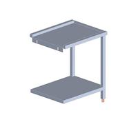 Table de Sortie Gauche/Droite Inox 70 cm pour Lave Vaisselle