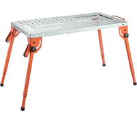 Table de soudage 44" x 21" 500 lb Établi pliable avec hauteur réglable à 4 niveaux