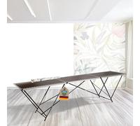 Table de tapisserie professionnelle en aluminium, 297x60 cm - Table multifonction pour atelier | Plan de travail de 3 mm, cadre en aluminium, échelle graduée intégrée, hauteur de travail de 78 cm, éga