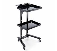 Table de tatouage portable pour artiste, plateau pliable avec roulettes - Chariot d'instruments de coiffeur roulant