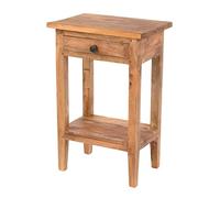 Table de téléphone Vintage PLANTA | 52x34 cm, Acajou | Tabouret de Fleur, Table d'entrée