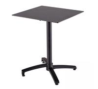 Table de terrasse 60 cm inclinable ardoise gris foncé - Oviala Opéra