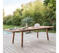 Table de terrasse extensible en bois d'eucalyptus 8 à 10 places - Oviala Canet