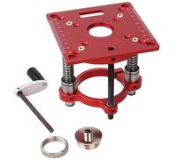 Table De Toupie De Précision Pour Le Travail Du Bois, Plaque D'insertion, Base De Levage, Gravure, Outils De Bricolage Pour 63,5-