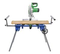 Table de travail avec 2 roues, hauteur 210 mm et longueur réglable 595 mm, charge maximale 150 kg, table de travail pliable