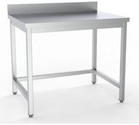 Table de travail Combisteel avec dosseret en acier inoxydable 2000 x 700 x 900 mm