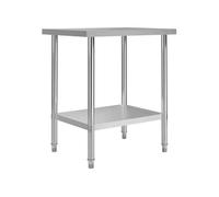 Table de travail de cuisine 80x60x85 cm Acier inoxydable