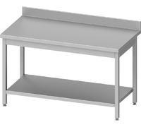 Table de travail ECO avec fond 2000x600x850 mm, avec rebord, à monter soi-même