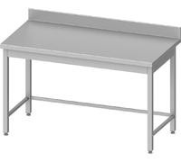Table de travail ECO sans fond 1200x600x850 mm, avec entretoise et rebord, à monter soi-même
