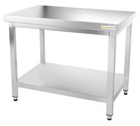 Table de travail en inox 1000 x 700 mm PREMIUM - GOLDINOX
