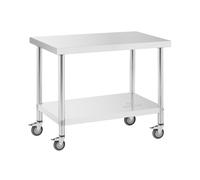 Table de travail en inox - PREMIUM - 60 x 100 cm - 155 kg - Royal Catering
