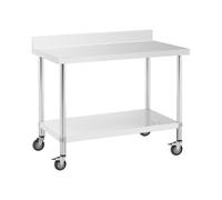 Table de travail en inox - PREMIUM - 60 x 120 cm - 158 kg - Dosseret - Royal Catering