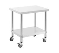 Table de travail en inox - PREMIUM - 60 x 80 cm - 135 kg - Royal Catering