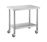 Table de travail en inox - PREMIUM - 60 x 90 cm - 145 kg - Royal Catering