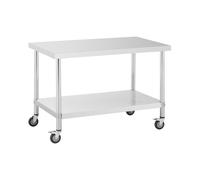 Table de travail en inox - PREMIUM - 70 x 120 cm - 158 kg - Royal Catering
