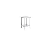Table de Travail en Inox Table de Préparation 61x61x86,4 cm pour Cuisine