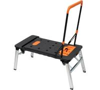 Table de travail multifonctionnelle 7 en 1 : table de travail pliable, table d'atelier pliable, réglable en hauteur, pliable, idéale pour la réparation automobile et les travaux de bricolage, de coule