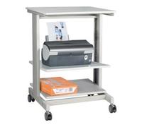 Table de travail p. PC H670xl600xP500mm gris clair, RAL 7035 mobile Quantité:1