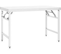 Table de travail pliable de cuisine 120x60x80 cm Inox
