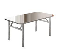 Table de travail pliable en acier inoxydable pour garage, atelier, bureau et maison - Table de travail de cuisine durable et polyvalente