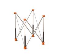 Table de travail pliable portable pour projets de travail du bois | Chevalet de scie pliable robuste avec sac de rangement, pieds réglables pour un soutien stable pendant les projets