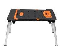 Table de travail pliante 7 en 1 avec roues - Chariot de garage robuste et polyvalent pour projets de bricolage, amélioration de la maison et mobilité facile