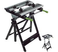 Table de travail pliante et à hauteur réglable – Table de travail multifonctionnelle de qualité supérieure en aluminium/acier, réglable en 7 positions, capacité de charge de 100 kg, table de travail m