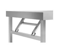 Table de travail pliante inox 60 x 180 cm