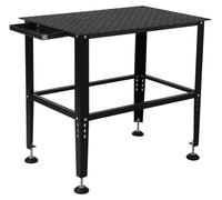 Table de travail pour métaux - Table de soudure - Banc de travail - Banc de travail métallique - Banc de travail mobile - 91 x 61 cm - Capacité de charge : 544 kg