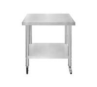 Table de Travail Préparation Professionelle Cuisine en Inox - 76 x 45 x 86cm
