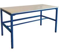 Table d'emballage L1600xP800xH850 mm Plan de travail en mélamine