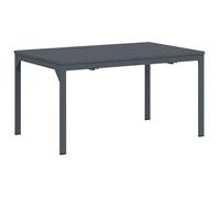vidaXL Table de salle à manger d'extérieur pliable, anthracite, 210 x 90 x 73 cm, acier