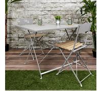 HOME DECO FACTORY Table de jardin pliante Palerme 110 x 70 cm Taupe