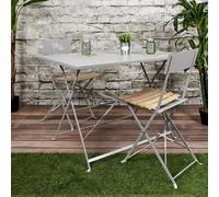 Table d'extérieur - HOME DECO FACTORY - Palerme - Pliable - Taupe
